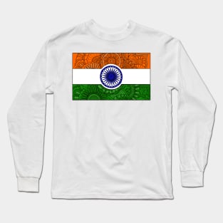 Indian flag Long Sleeve T-Shirt